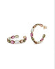 Pendientes en aro con piedras