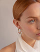 Pendientes en aro con piedras